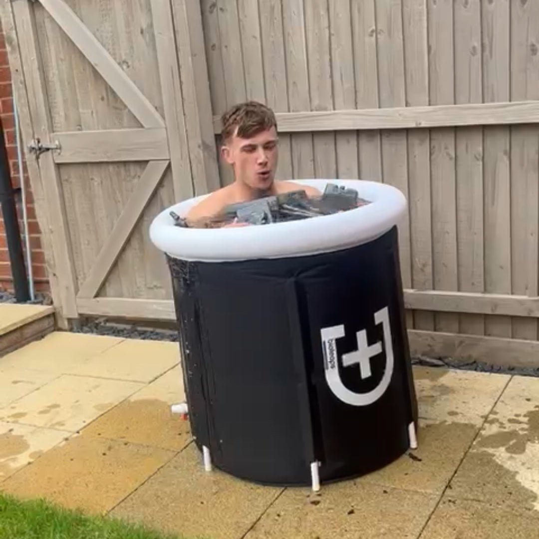 Ice Bath Portable Ice Baths Tub Outdoor Cold Water Therapy Recovery 75cm x  75cm